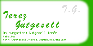 terez gutgesell business card